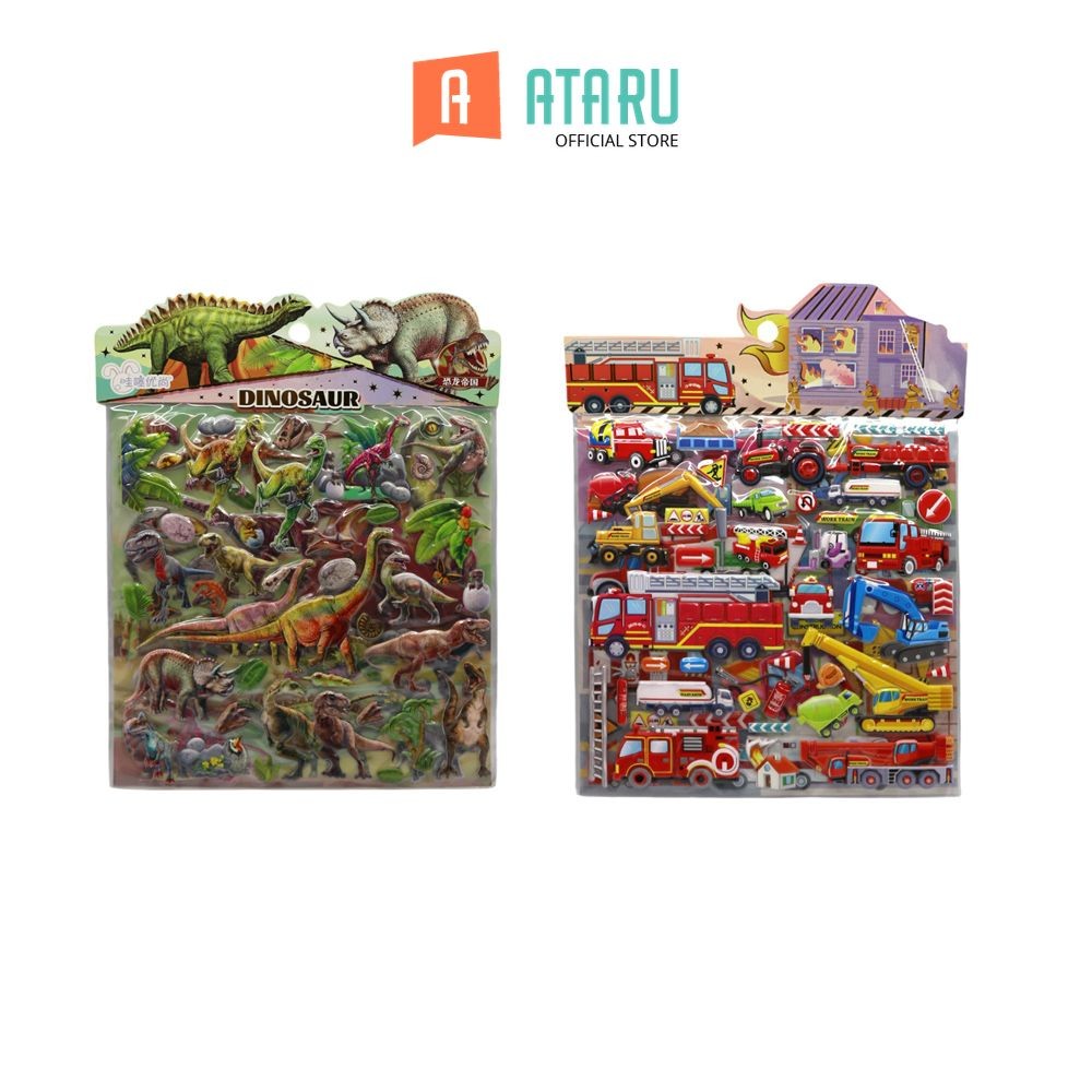

Ataru Set Sticker Dino Series - Hijau Stiker Dekoratif Lucu Cute Stickers Deco Sticker Pack
