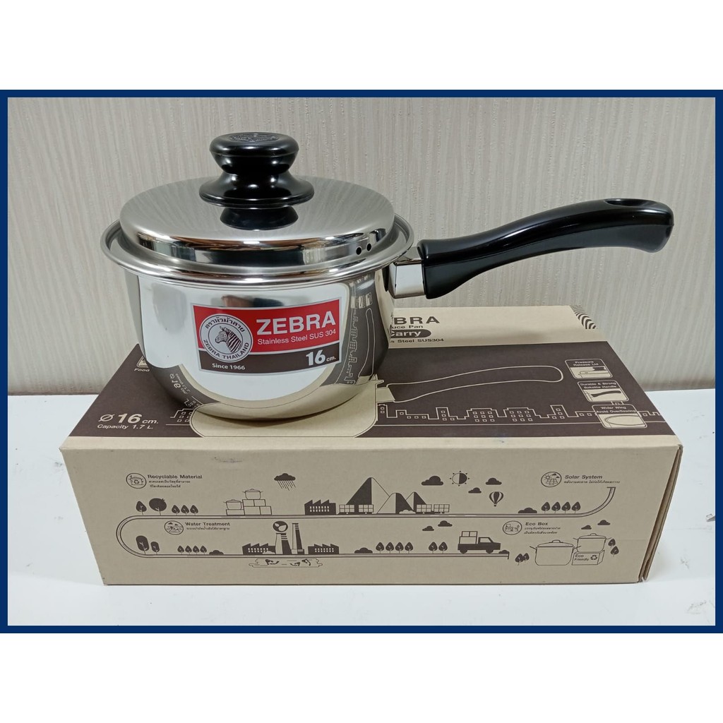 Panci Ganggang Panjang Zebra 16cm