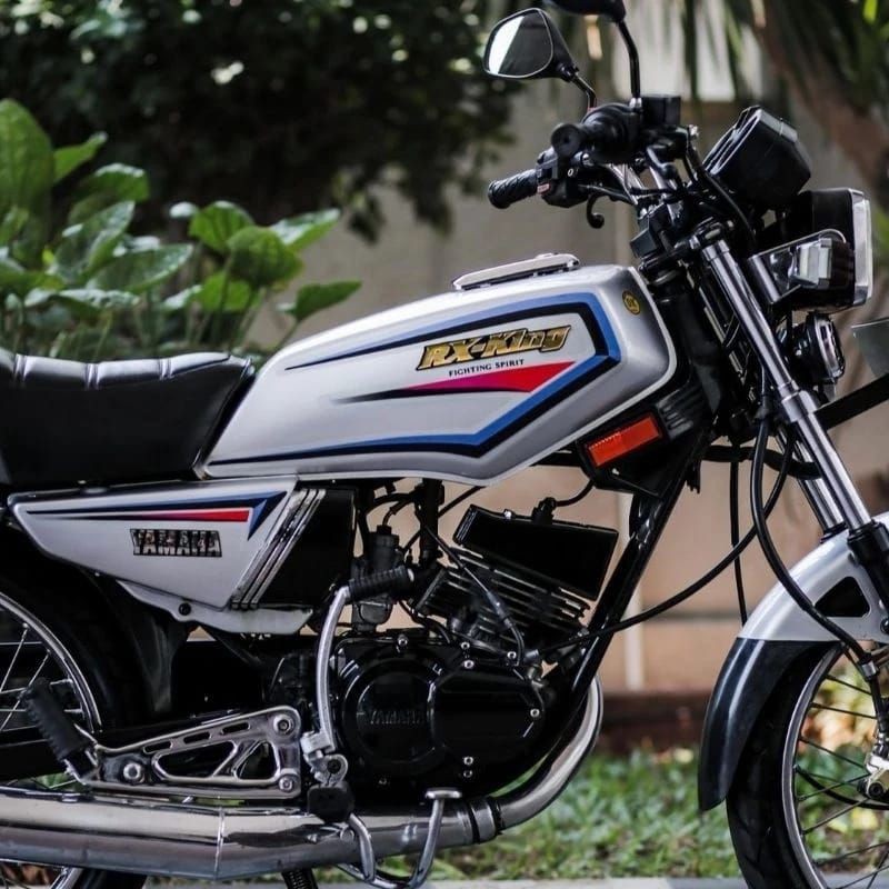 PAKET STIKER STRIPING RX KING 2001 | striping Lis sticker standar ORI yamaha rx king 2001 silver sti