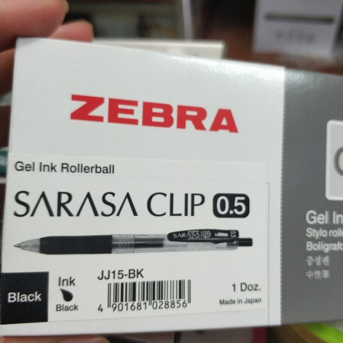 

[Promo]-BEST SELLER Pulpen Sarasa Gel 0.5 Hitam / Biru - Hitam