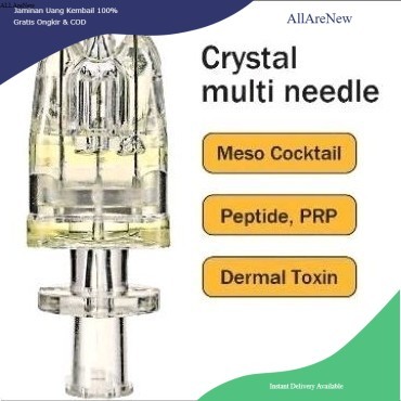 [AllAreNew] 5pin crystal multineedle painless jarum mesogun jarum crystal 5pin multi needle meso inj