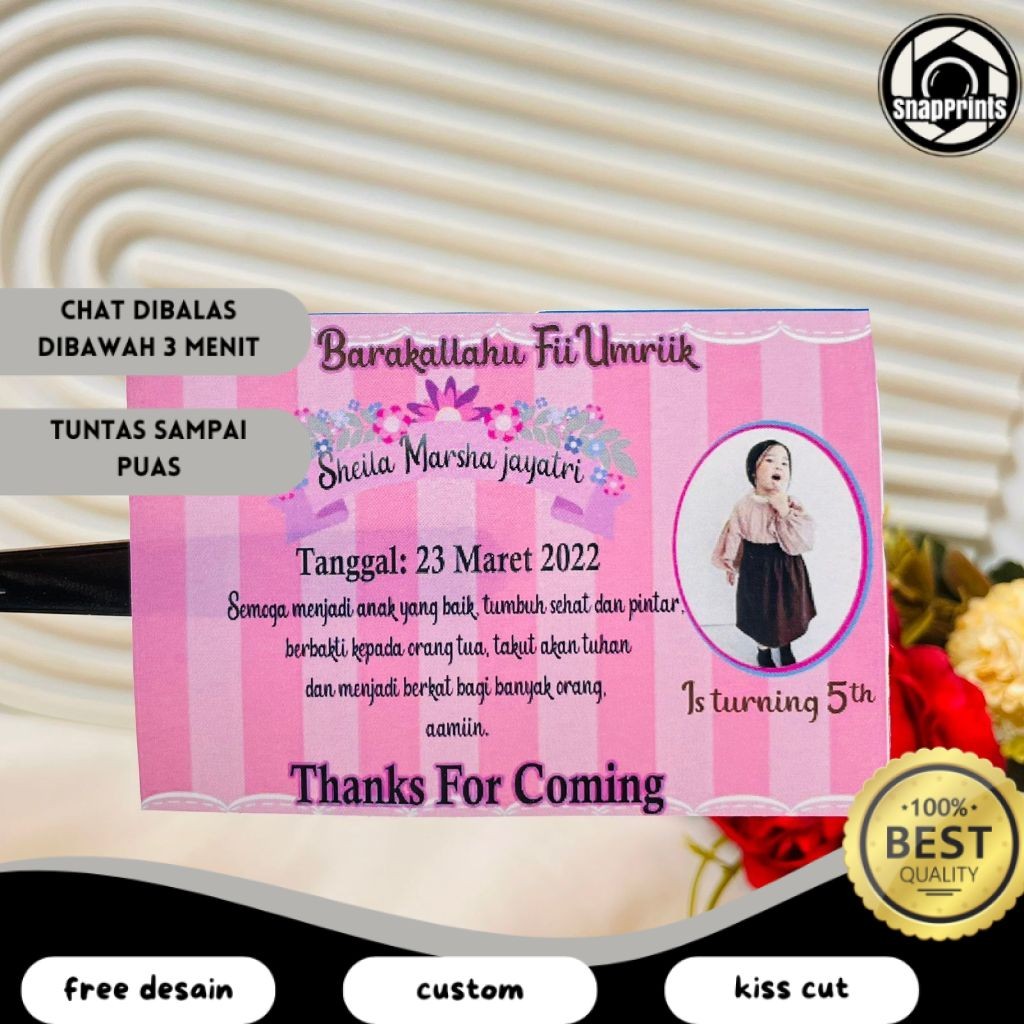 

SP Stiker Ulang Tahun Anak Sticker Acara Birthday Label Ultah Ulang Taun Anak Print Termurah