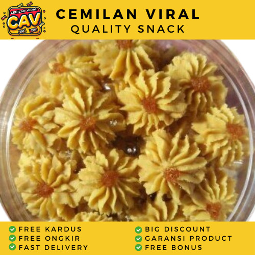 

CAV NASTAR MAWAR 1kg Kue Lebaran Kue Kering Kue Semprit Nanas Kue Mawar Kue Cemilan Lebaran