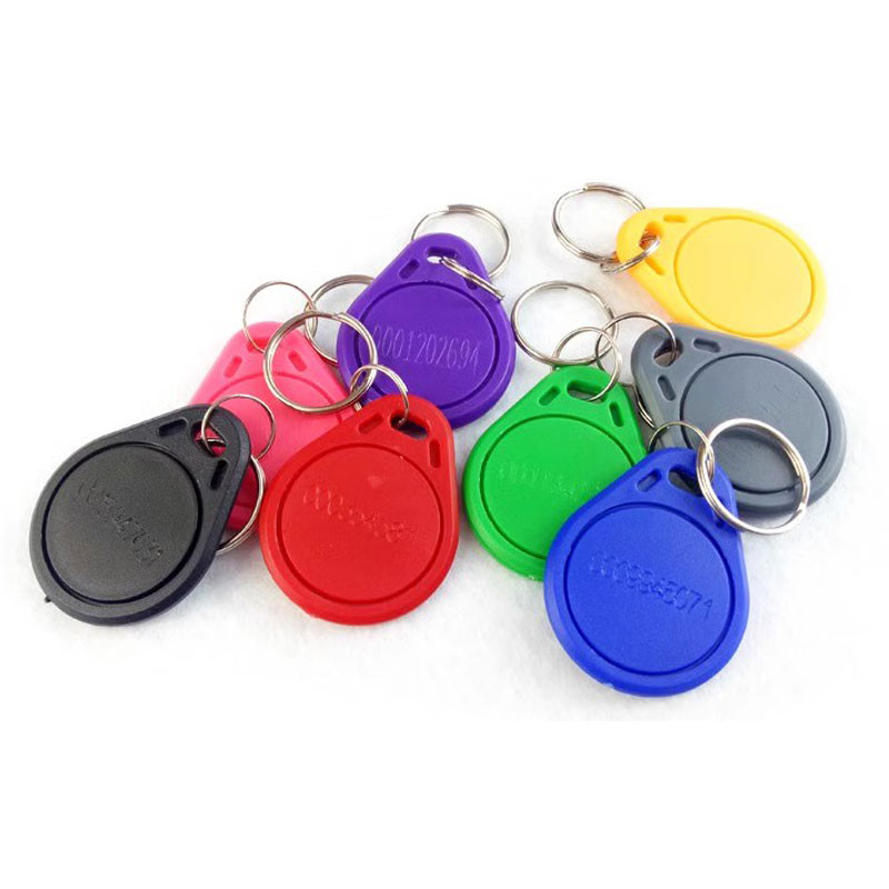 

100pcs RFID Tag 125KHz Proximity Card Key Fob Use For Access Control Reader Smart ID Card Color Keyfob