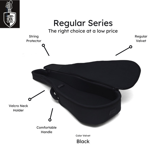 TAS GITAR / GIG BAG / SEMI HARDCASE AKUSTIK