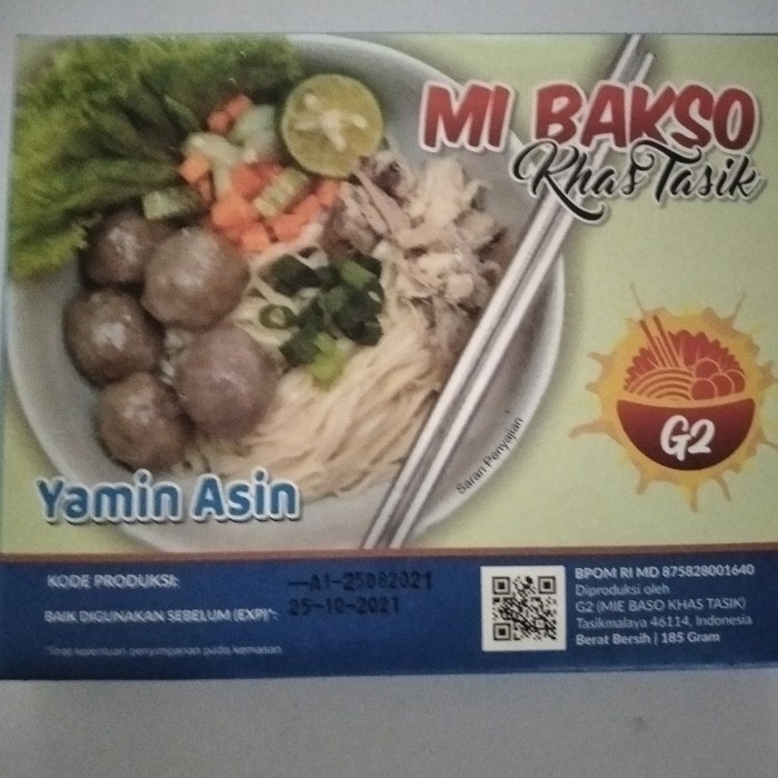 

Mi Bakso Khas Tasik G2 - Manis