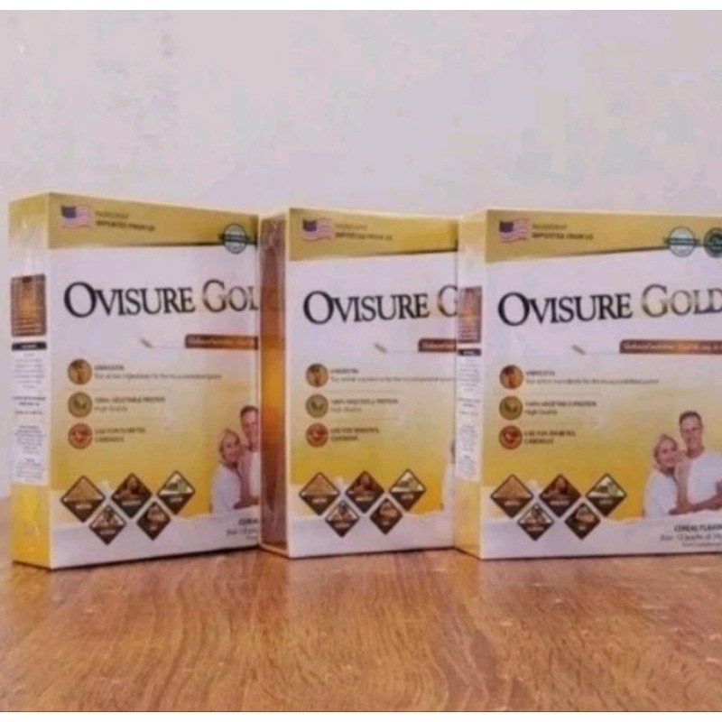 

( HARGA 1 BOX ) 3 BOX OVISURE GOLD ORIGINAL SUSU TULANG & SENDI VITAMIN NYERI SENDI ATASI OSTEOPOROSIS SUSU OVISURE GOLD