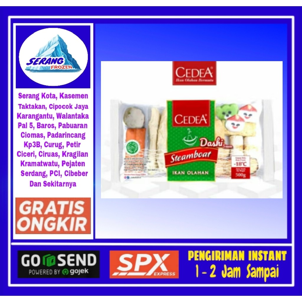 

CEDEA Steamboat 300g, Isian Seblak,Tomyum,Serang Frozen