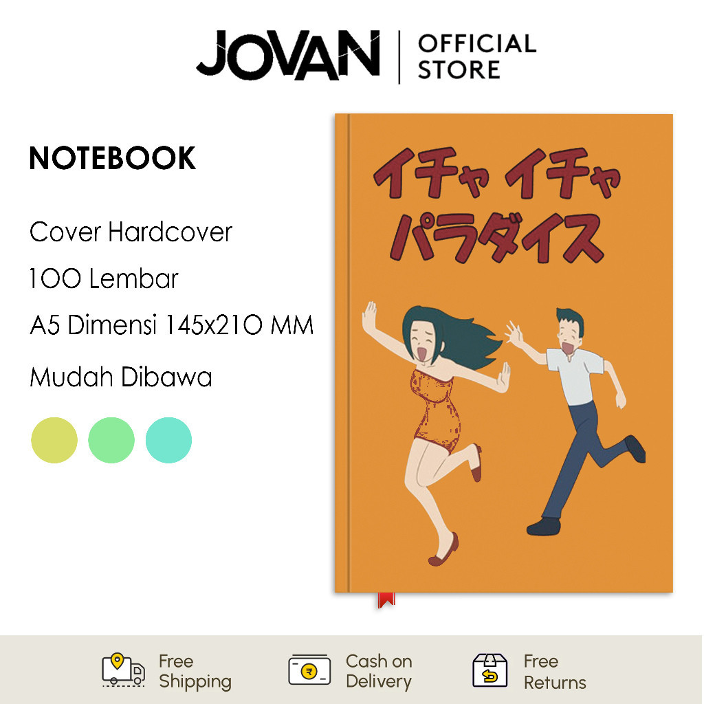 Notebook Hardcover Custom Icha Icha Paradise 2 Naruto Buku Tulis Catatan Note Agenda Planner Jurnal 