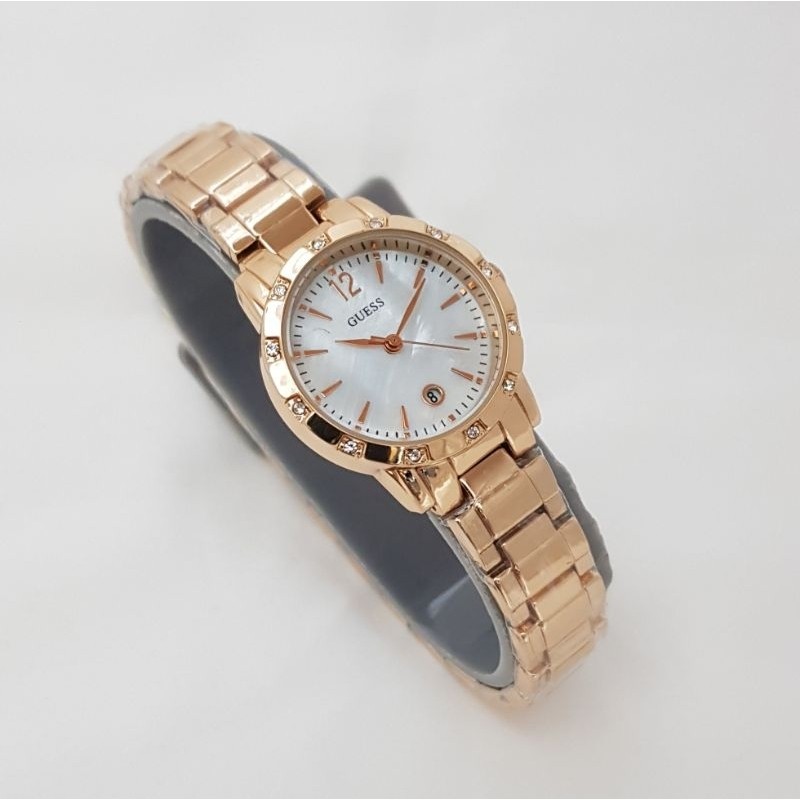 Jam Tangan Wanita Fashion Watch Guess Tanggal Permata High Quality