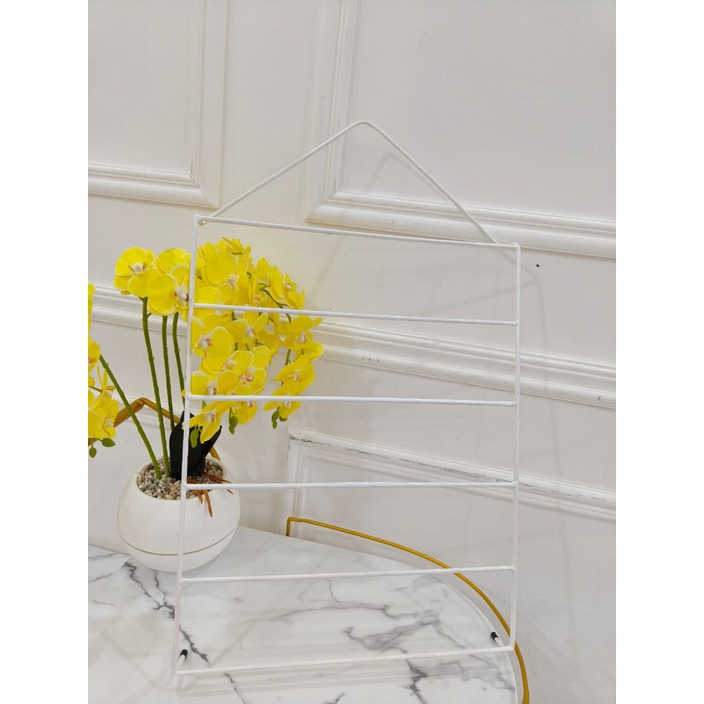 HANGER HIJAB SUSUN PREMIUM BESI TEBAL ANTI KARAT/GANTUNGAN HIJAB BESI TEBAL