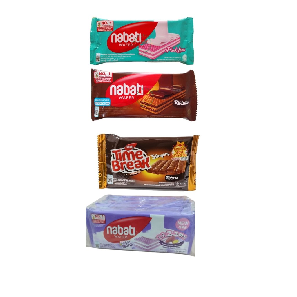 

Nabati Wafer/Time Break 16gr Renceng
