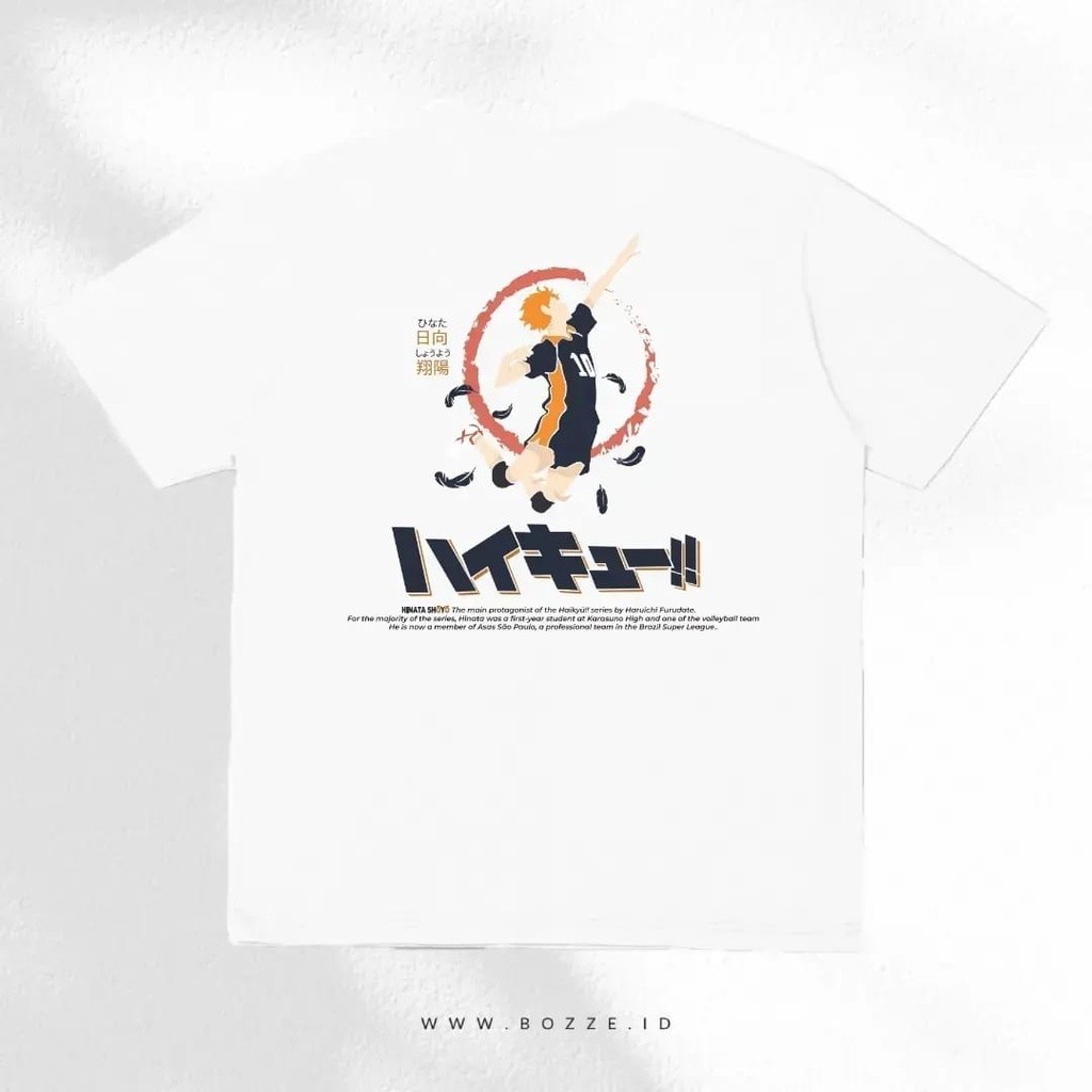 Anime Oversized cotton T-shirt For Men Women | Haikyuu | Hinata Shoyo