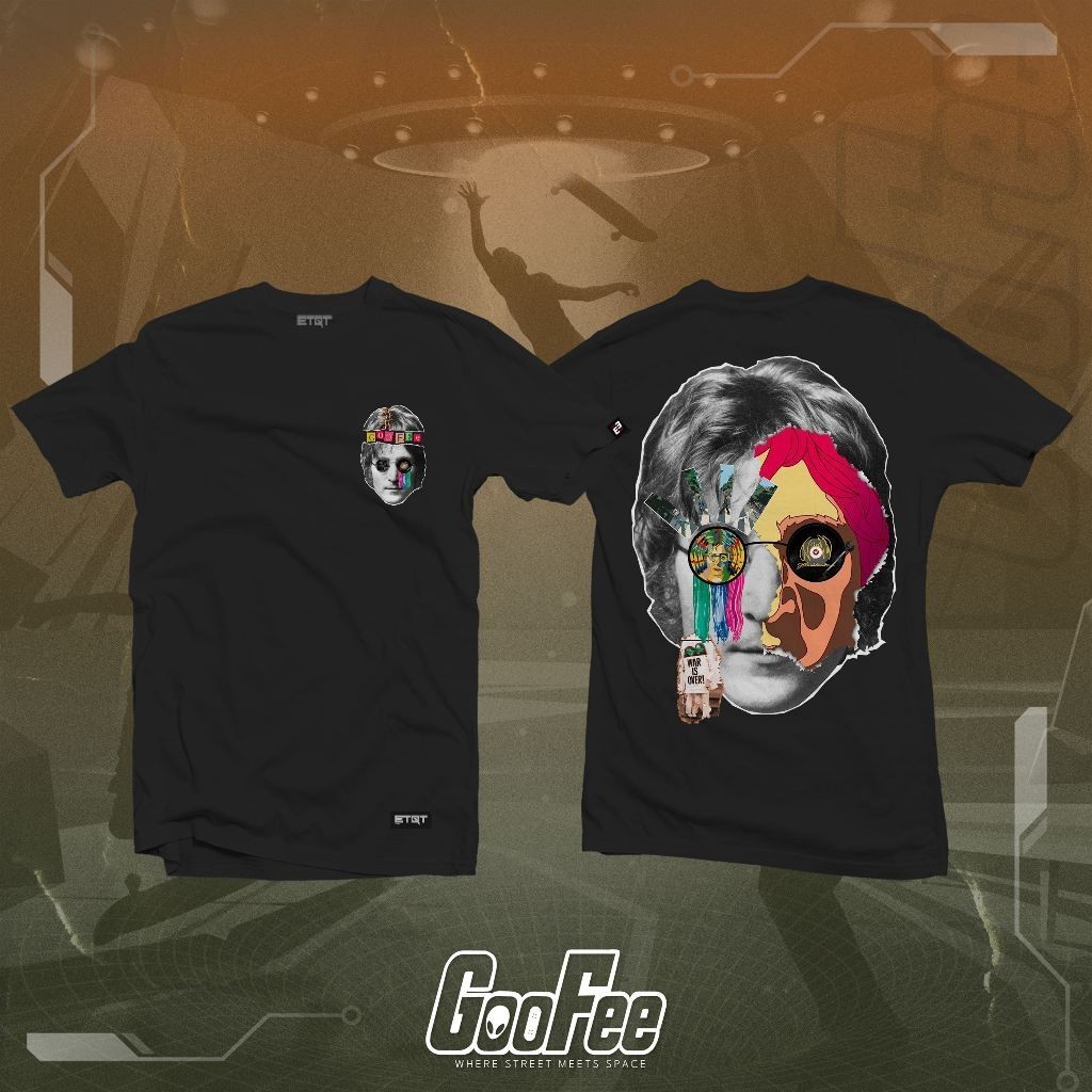 ETQT Anime Oversized Shirt - Unisex - ETQT Brand Shirt - John Lennon