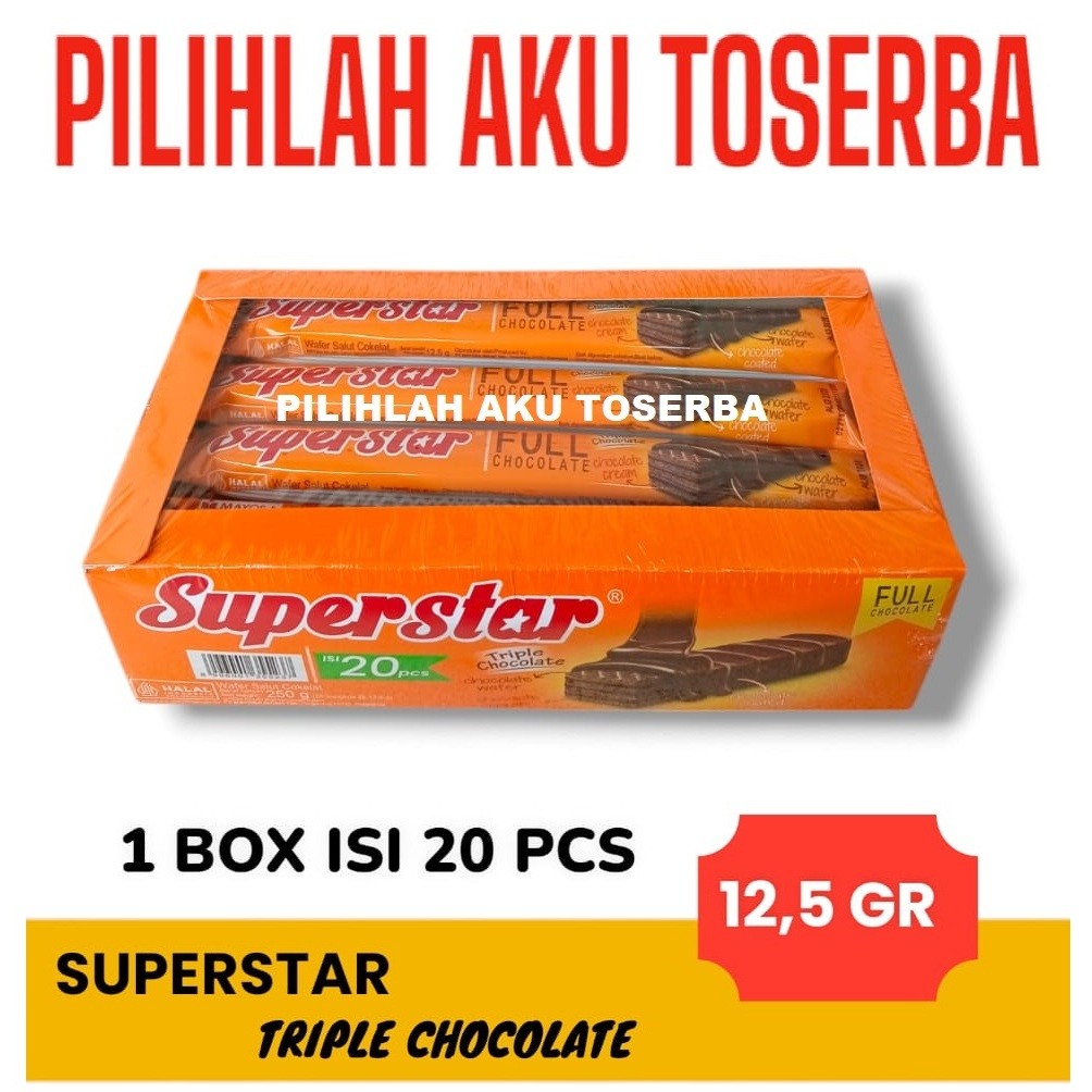 

SUPERSTAR Triple Chocolate - ( HARGA 1 BOX )