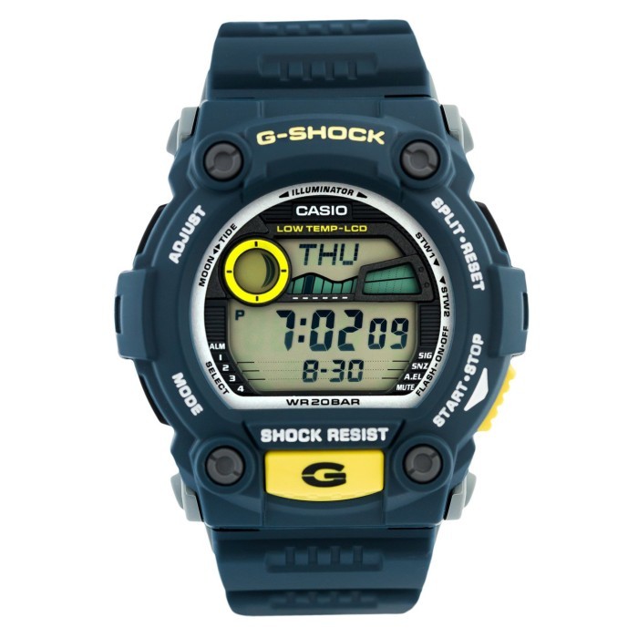 Promo Original Casio G-Shock G-7900-2DR Jam Tangan Pria Gshock G-7900-2 G7900 Biru Garansi Resmi 2 T