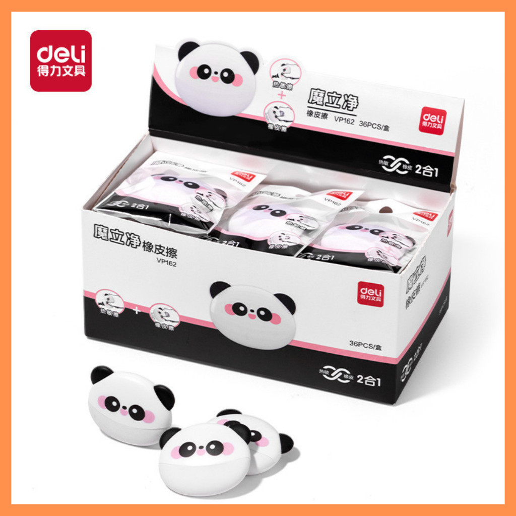 

DELI Penghapus pensil bentuk panda VP162 (harga satuan)