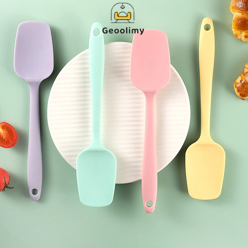 

Spatula Sendok Tahan Panas Warna Pastel / pastel color cooking shovel spatula / sodet masak / Alat Memanggang Sekop Krim Mentega Spatula Dapur / Geoolimy
