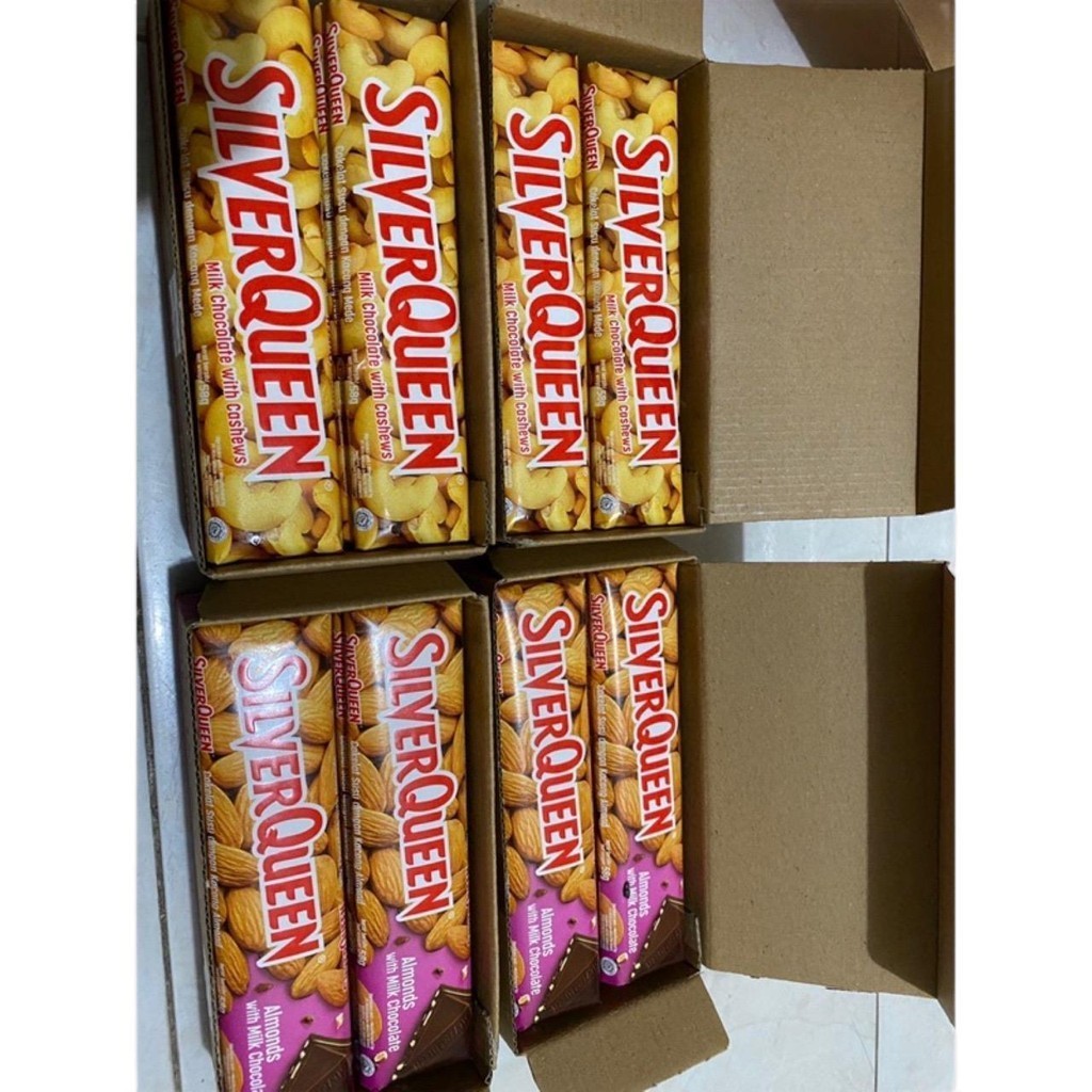 

RB22 coklat silverqueen 1 box 55 gram cokelat valentine