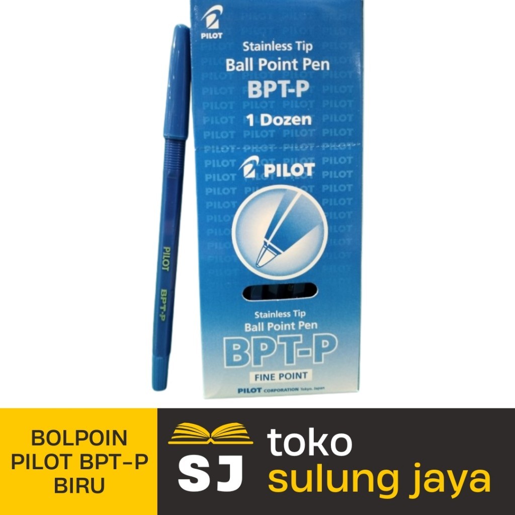 

BOLPOIN PILOT BPT-P BIRU | PEN PILOT | PULPEN PILOT BIRU | BALLPOINT