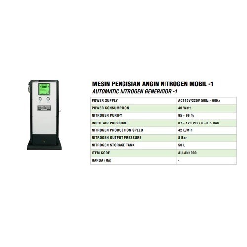 TEKIRO MESIN PENGISIAN ANGIN NITROGEN MOBIL-1 50L