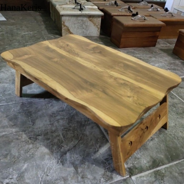 Meja Lipat Kayu Jati | Dampar Ngaji Kayu Jati TPK 60 X 40 X 30 SG4
