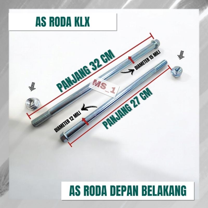 As Roda Depan Klx | As Roda Belakang Klx