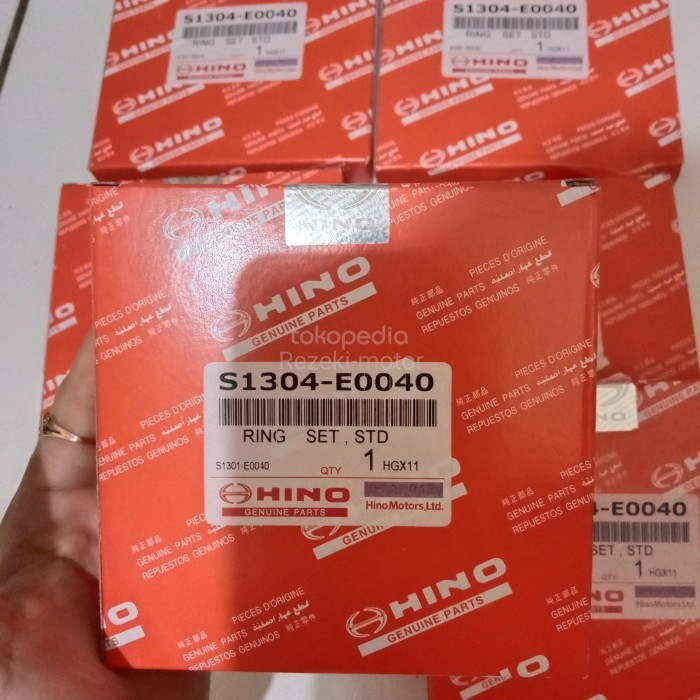 RING PISTON HINO S1304-E0040 HINO LOHAN RING ASLI BERKUALITAS