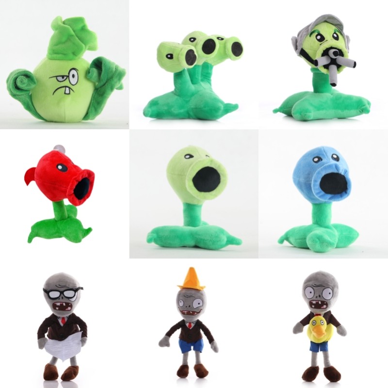 Plants vs Zombies 2 Video Game Character Plush Toys PVZ Plants Peashooter SunFlower Anime Stuffed Pl
