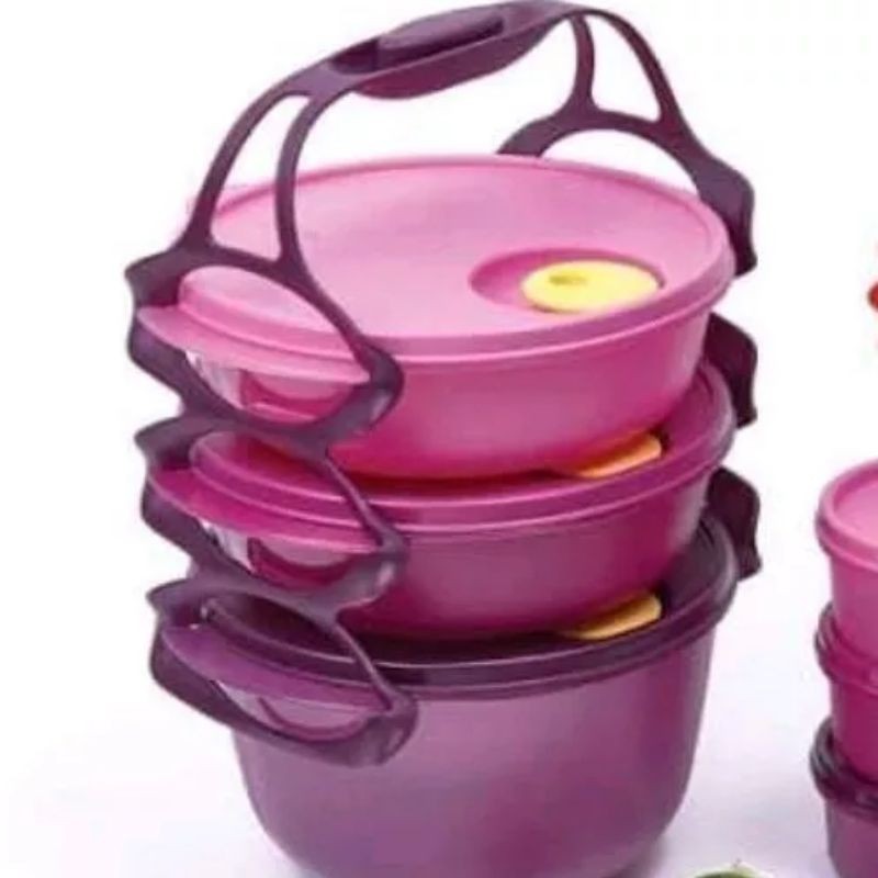tupperware rantang 3susun ori
