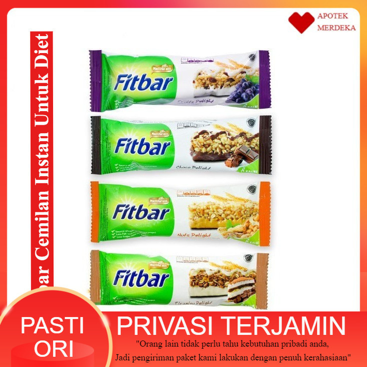 

Fitbar 20gr | Fitbar Cemilan Instan Untuk Diet