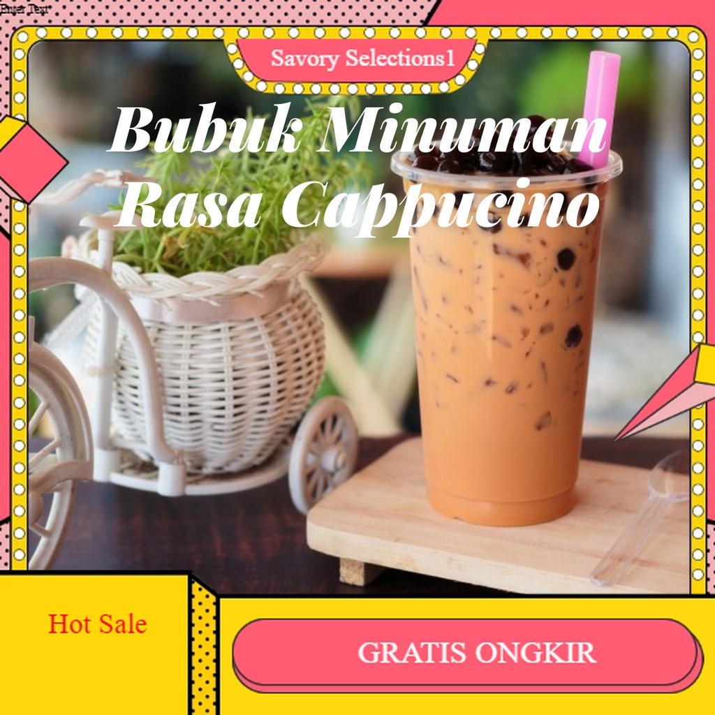 

【SAVORY】 FLASH SALE!! Bubuk Minuman Cappucino 1 Kg