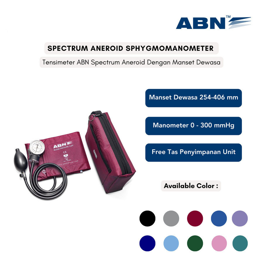 ABN Tensimeter Aneroid Spygmomanometer Manual