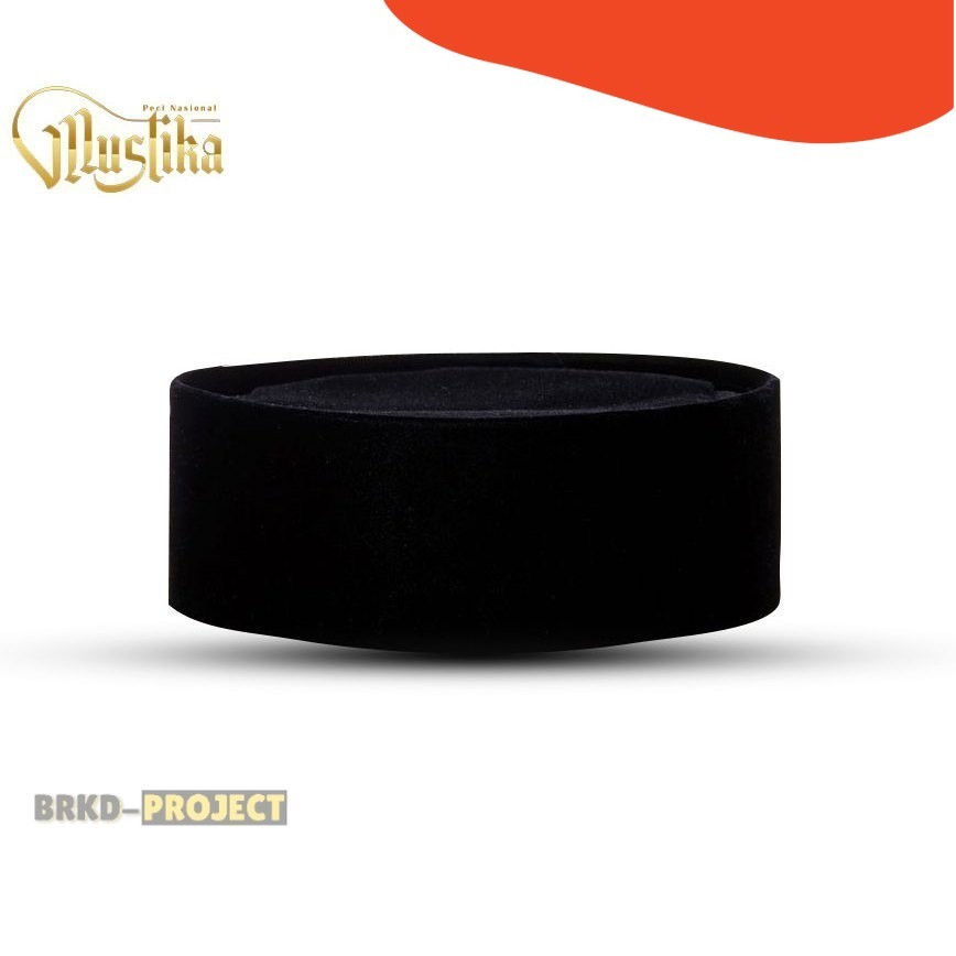 Peci Songkok Kopiah Hitam Polos Peci Hitam Non AC  Kopiah mustika brkd