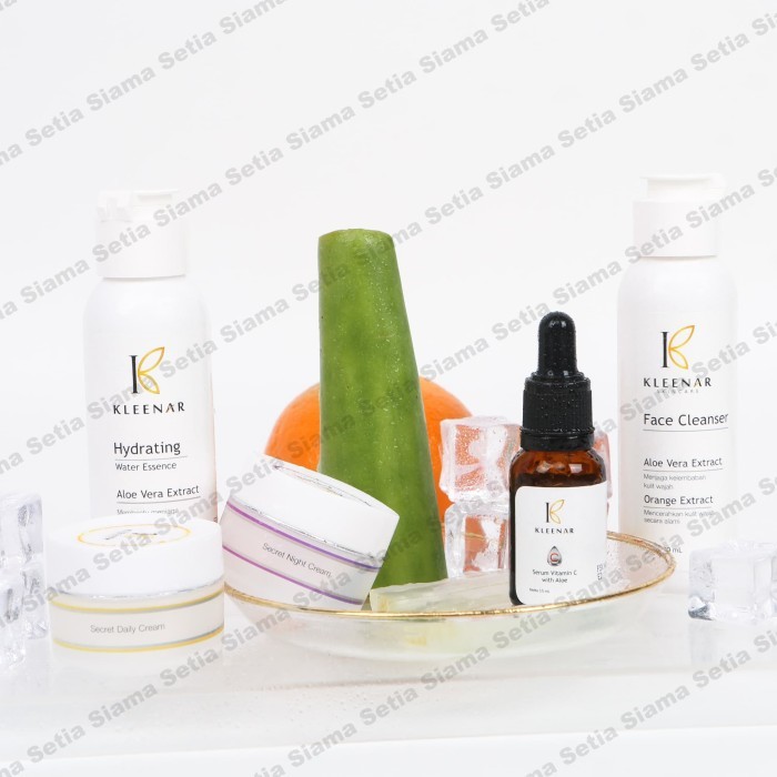 Paket Lengkap Anti Aging Kleenar Skincare 5in1 BEST SELLING