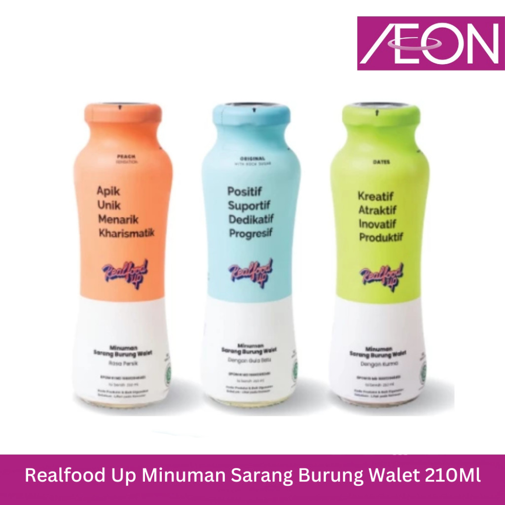 

Realfood Up Minuman Sarang Burung Walet 210Ml - ARM
