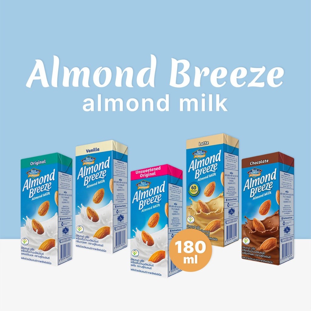 

Blue Diamond Almond Breeze Almond Milk / Susu Almond 180 ml - ARM