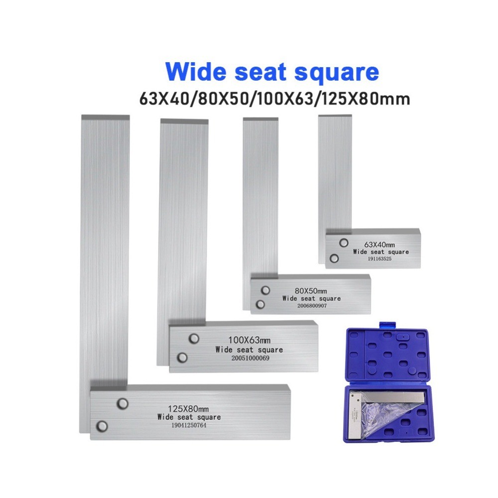 

90 Degree Right Angle Engineer Set Precision Ground Steel Hardened Angle Ruler Carbon Steel Machinist Square