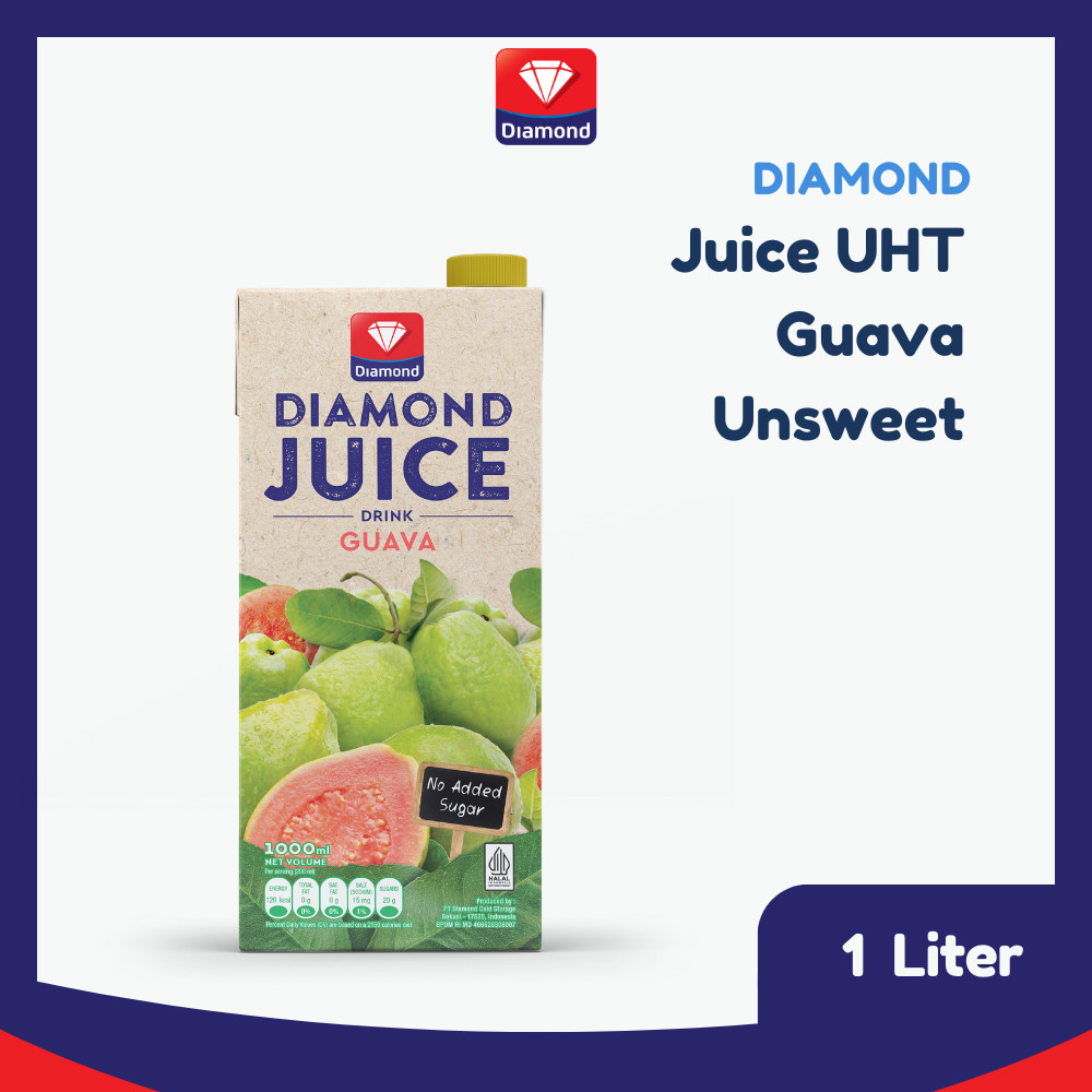 

Diamond Juice UHT Guava Unsweet 1000 ML