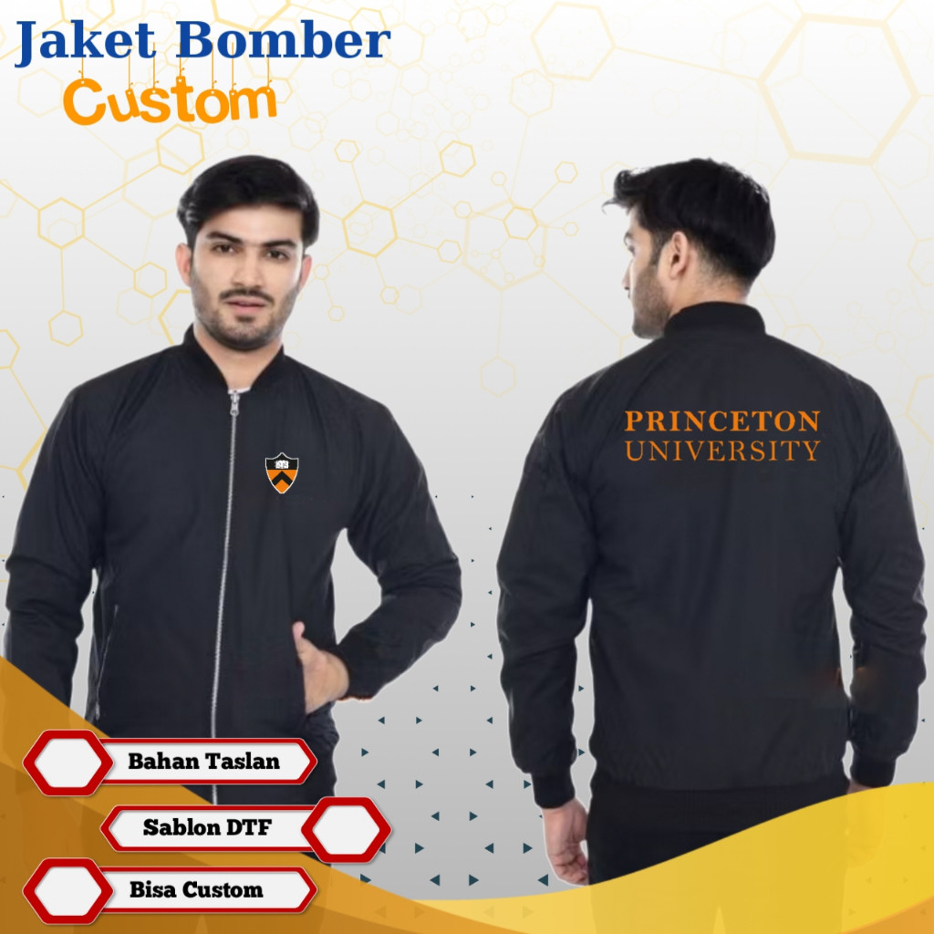 Jaket Princeton University Jaket Bomber Custom UL13
