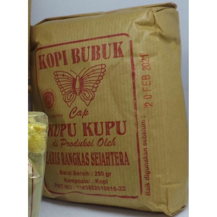 

SALE Kopi Bubuk Cap Kupu - Kupu, Oleh oleh khas Banten - 250 gramTERLARIS