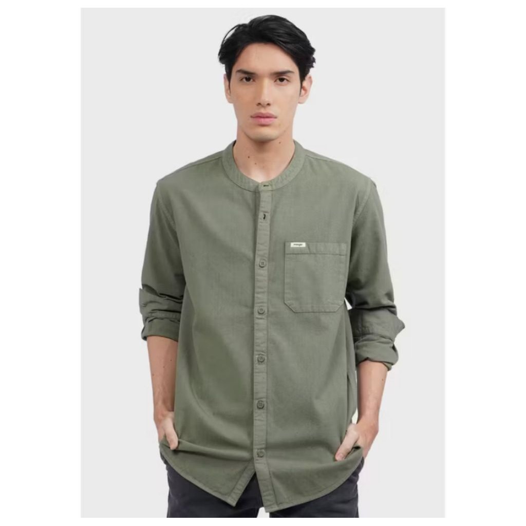 Kemeja Koko Wrangler Original 03P25 Green