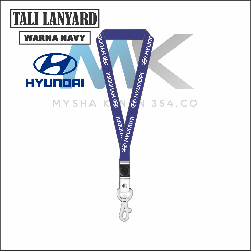

TALI LANYARD HYUNDAI - LOGO HYUNDAI NAVY - TALI ID CARD GANTUNGAN KUNCI GANTUNGAN FLASHDISK GANTUNGAN NAMETAG TALI LANYARD BEST SELLER COD