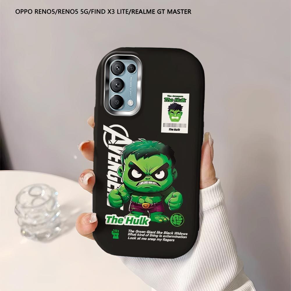 Softcase Untuk OPPO Reno5 Reno6 5G Reno4 Pro Reno 2Z 2F 4 5 6 Marvel Superheroes Back Cover Case Sof