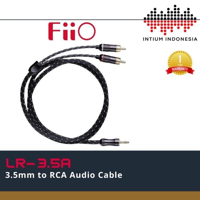FiiO LR-3.5A / LR 3.5A 3.5mm to RCA Audio Cable