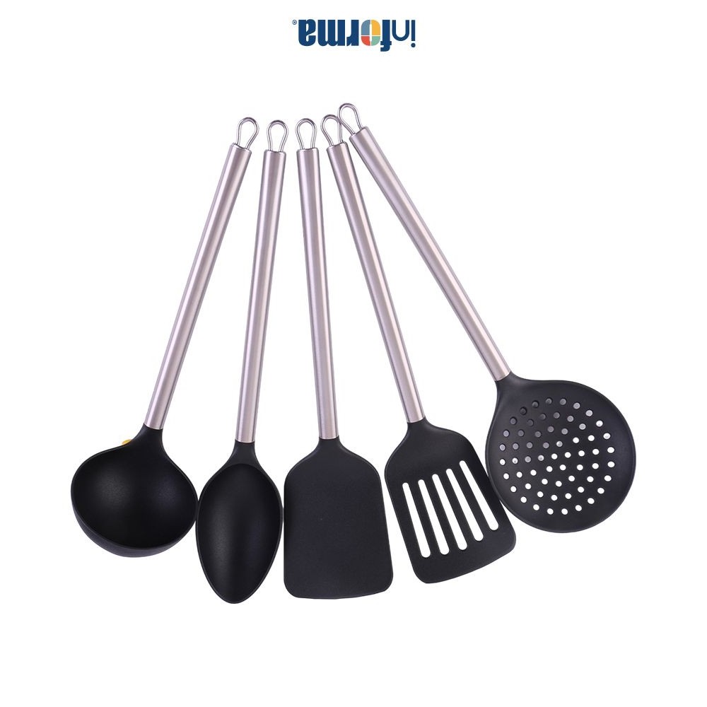 Informa Cooking Color Tanya Peralatan Masak Set 5 pcs - Hitam Cooking Set Kitchenware Alat Dapur Coo