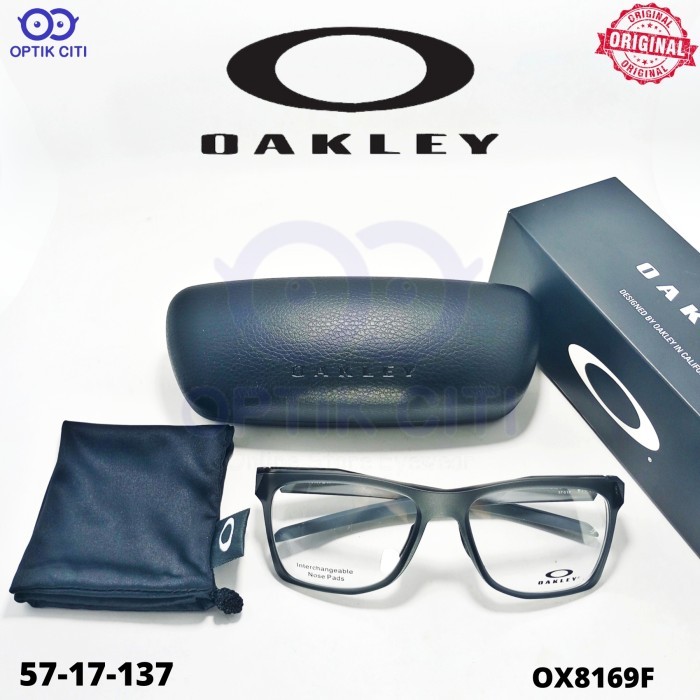 frame kacamata sporty pria original Oakley activate OX 8169 F - Smoke Grey