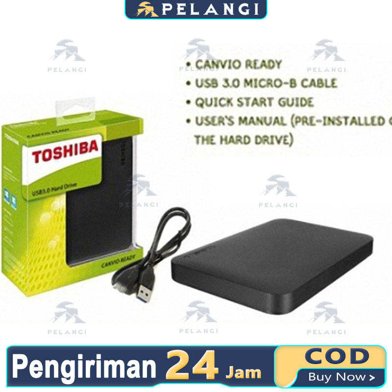 Hardisk Eksternal Toshiba 2TB 1TB HDD USB 3.0 Portable External Hard Drive Hard disk Eksternal Hardi