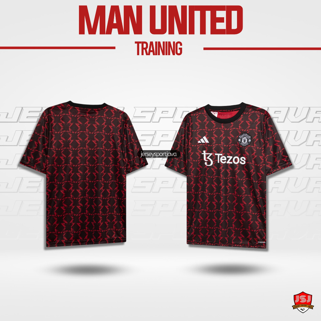 ( READY STOK ) JERSEY BAJU BOLA PRIA MU TRAINING TEZOS 2024 2025 NEW GRADE ORI - IMPORT