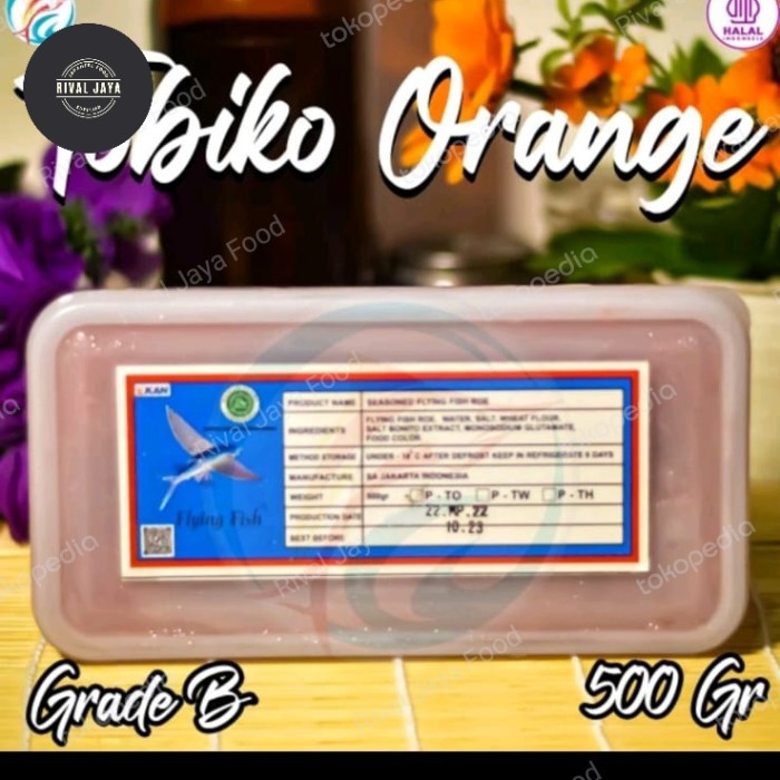 

tobiko orange grade B